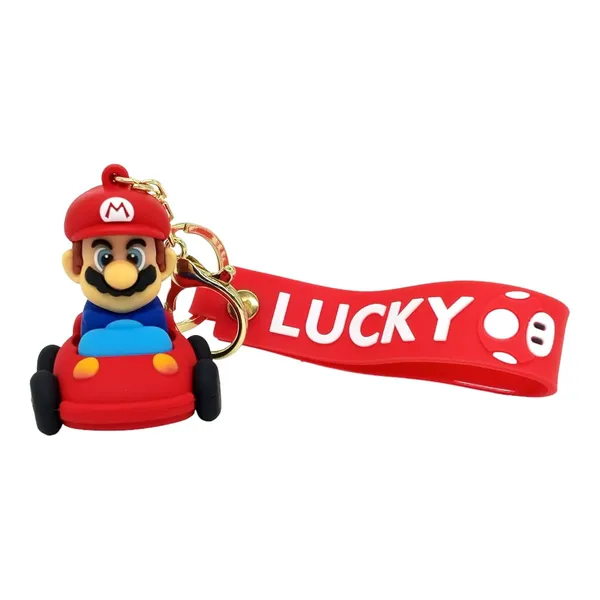 __Cute_3D_Super_Mario_Brother_Game_With_Red_Lanyard_Keychain_With_Charms_For_Keys,Bags_&_Birthday_Return_Gifts_Model_2