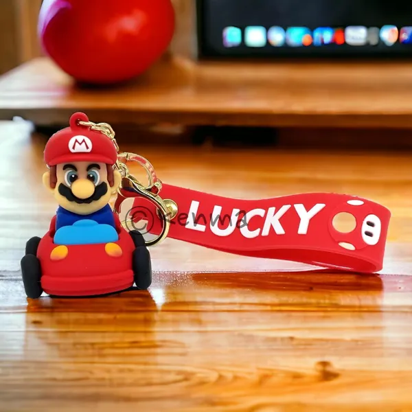 __Cute_3D_Super_Mario_Brother_Game_With_Red_Lanyard_Keychain_With_Charms_For_Keys,Bags_&_Birthday_Return_Gifts_Model_2