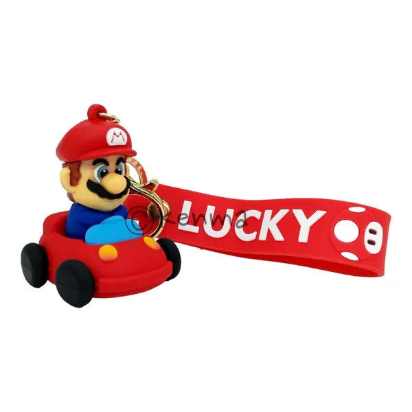 __Cute_3D_Super_Mario_Brother_Game_With_Red_Lanyard_Keychain_With_Charms_For_Keys,Bags_&_Birthday_Return_Gifts_Model_2
