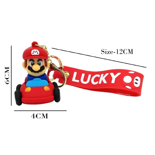 __Cute_3D_Super_Mario_Brother_Game_With_Red_Lanyard_Keychain_With_Charms_For_Keys,Bags_&_Birthday_Return_Gifts_Model_2
