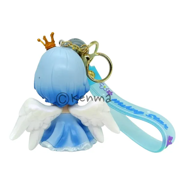 __Cute_Blue_Angel_3D_Lanyard_Keychain_With_Charms_For_Keys,Bags_&_Birthday_Return_Gifts_For_Girls_Boys_Keyrings