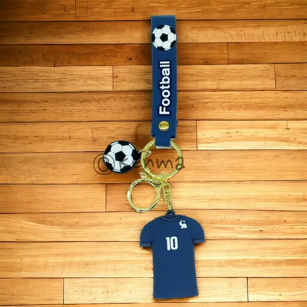 __Cute_Kylian_Mbappe_Jersey_3D_Lanyard_Keychain_With_Charms_For_Keys,Bags_&_Birthday_Return_Gifts_For_Girls_Boys_Model_2