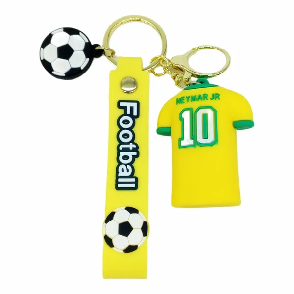 __Cute_Neymar_Jr_Yellow_Jersey_3D_Lanyard_Keychain_With_Charms_For_Keys,Bags_&_Birthday_Return_Gifts_For_Girls_Boys_Keyrings
