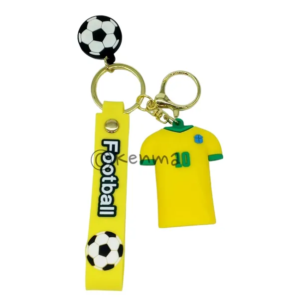 __Cute_Neymar_Jr_Yellow_Jersey_3D_Lanyard_Keychain_With_Charms_For_Keys,Bags_&_Birthday_Return_Gifts_For_Girls_Boys_Keyrings