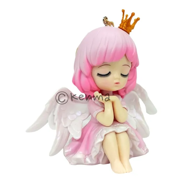 __Cute_Pink_Angel_3D_Lanyard_Keychain_With_Charms_For_Keys,Bags_&_Birthday_Return_Gifts_For_Girls_Boys_Keyrings