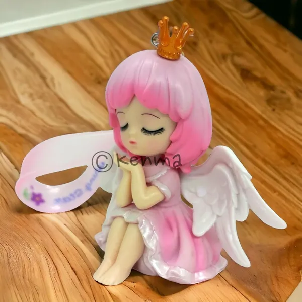 __Cute_Pink_Angel_3D_Lanyard_Keychain_With_Charms_For_Keys,Bags_&_Birthday_Return_Gifts_For_Girls_Boys_Keyrings