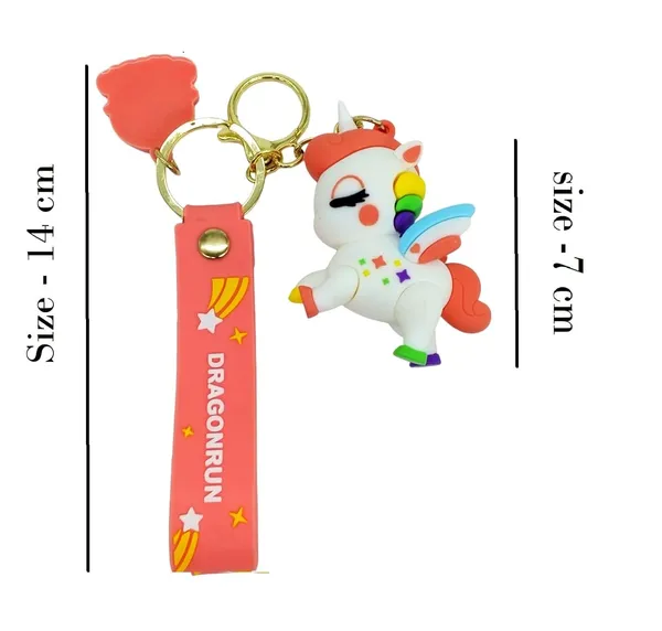 __Cute_Pink_Unicorn_Lanyard_Keychain_With_Charms_For_Keys,Bags_&_Birthday_Return_Gifts_For_Girls_Boys_Keyrings_Model_2