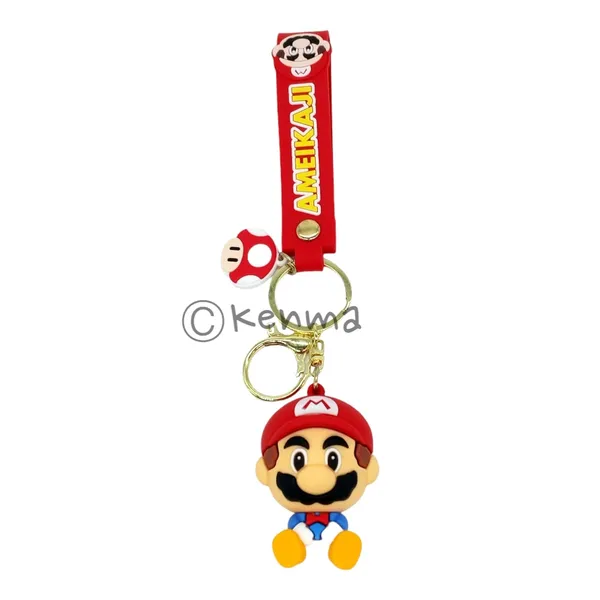 __Cute_Red_Mario_Model_2_3D_Lanyard_Keychain_With_Charms_For_Keys,Bags_&_Birthday_Return_Gifts_For_Girls_Boys
