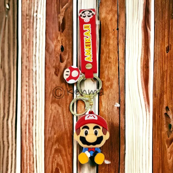 __Cute_Red_Mario_Model_2_3D_Lanyard_Keychain_With_Charms_For_Keys,Bags_&_Birthday_Return_Gifts_For_Girls_Boys