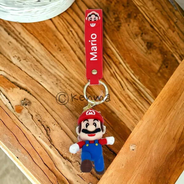 __Cute_Red_Mario_Running_3D_Lanyard_Keychain_With_Charms_For_Keys,Bags_&_Birthday_Return_Gifts_For_Girls_Boys_Keyrings