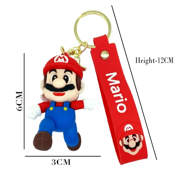 __Cute_Red_Mario_Running_3D_Lanyard_Keychain_With_Charms_For_Keys,Bags_&_Birthday_Return_Gifts_For_Girls_Boys_Keyrings