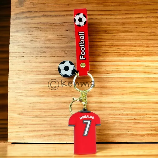 __Cute_Ronaldo_Red_Jersey_3D_Lanyard_Keychain_With_Charms_For_Keys,Bags_&_Birthday_Return_Gifts_For_Girls_Boys_Keyrings