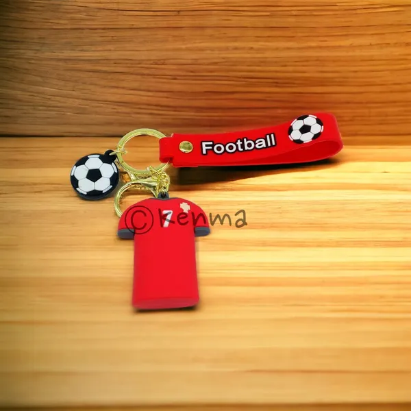 __Cute_Ronaldo_Red_Jersey_3D_Lanyard_Keychain_With_Charms_For_Keys,Bags_&_Birthday_Return_Gifts_For_Girls_Boys_Keyrings