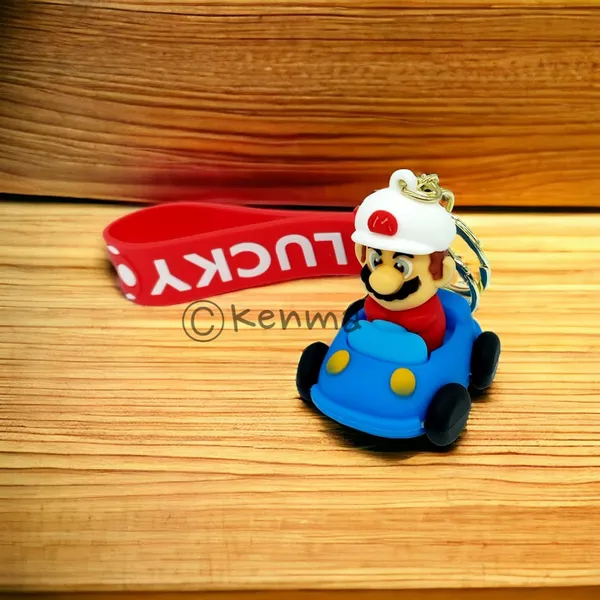 __Cute_3D_Super_Mario_Brother_Game_With_Red_&_Blue_Lanyard_Keychain_With_Charms_For_Keys,Bags_&_Birthday_Return_Gifts