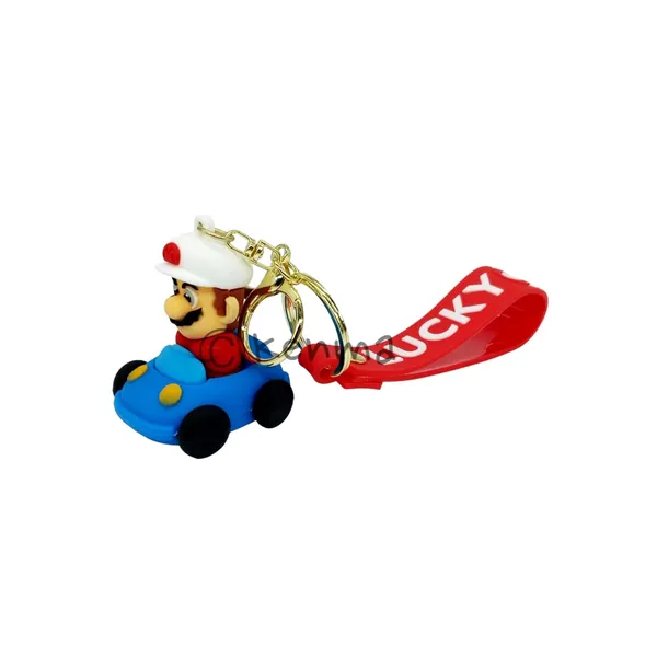__Cute_3D_Super_Mario_Brother_Game_With_Red_&_Blue_Lanyard_Keychain_With_Charms_For_Keys,Bags_&_Birthday_Return_Gifts