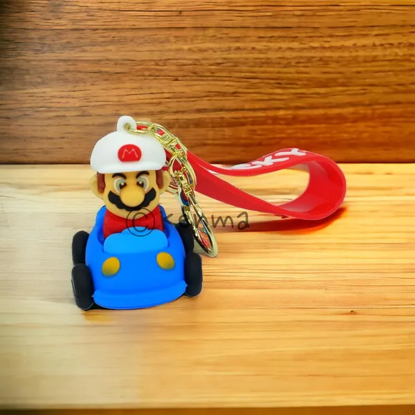 __Cute_3D_Super_Mario_Brother_Game_With_Red_&_Blue_Lanyard_Keychain_With_Charms_For_Keys,Bags_&_Birthday_Return_Gifts
