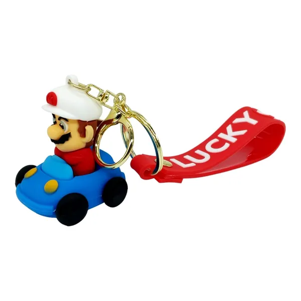 __Cute_3D_Super_Mario_Brother_Game_With_Red_&_Blue_Lanyard_Keychain_With_Charms_For_Keys,Bags_&_Birthday_Return_Gifts