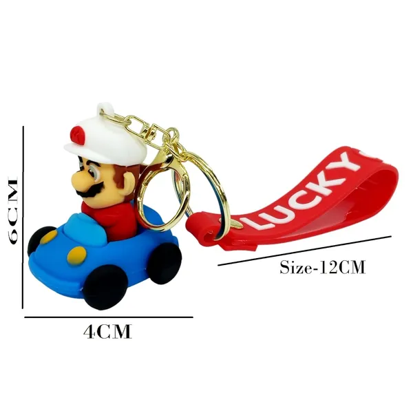 __Cute_3D_Super_Mario_Brother_Game_With_Red_&_Blue_Lanyard_Keychain_With_Charms_For_Keys,Bags_&_Birthday_Return_Gifts