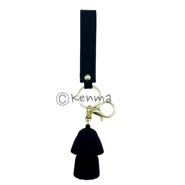 Cute_3D_Black_Darth_Vader_Lanyard_Rubber_Keychain_Lanyard_Charm_Keyring