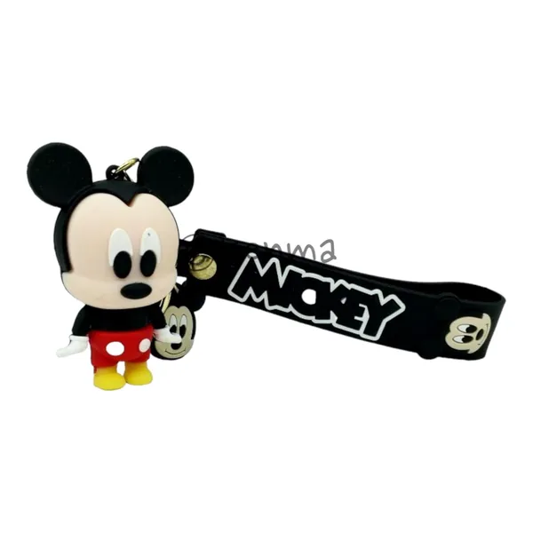 Cute_3D_Mickey_Mouse_Cute_3D_Lanyard_Rubber_Keychain_Lanyard_Charm_Keyring