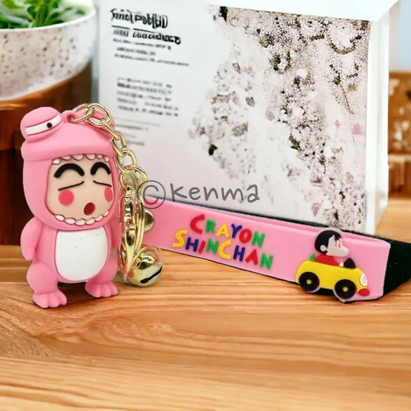 Cute_3D_Shinchan_Wearing_Pink_Crocodile_Outfit_Keychain_Lanyard_Charm_Keyring