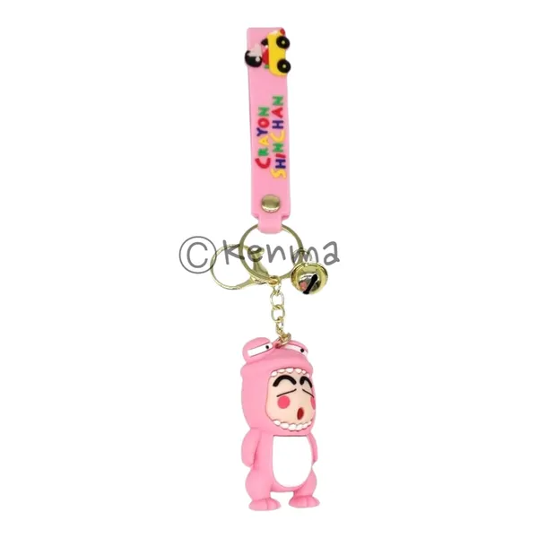 Cute_3D_Shinchan_Wearing_Pink_Crocodile_Outfit_Keychain_Lanyard_Charm_Keyring