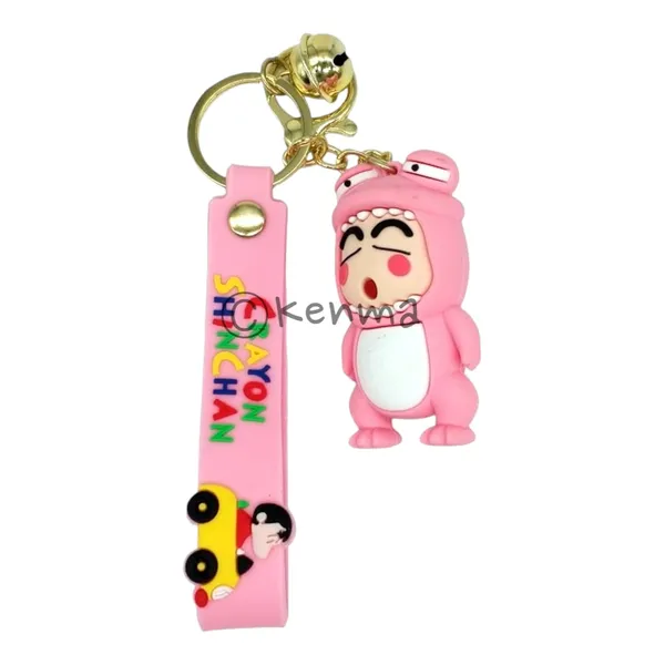 Cute_3D_Shinchan_Wearing_Pink_Crocodile_Outfit_Keychain_Lanyard_Charm_Keyring