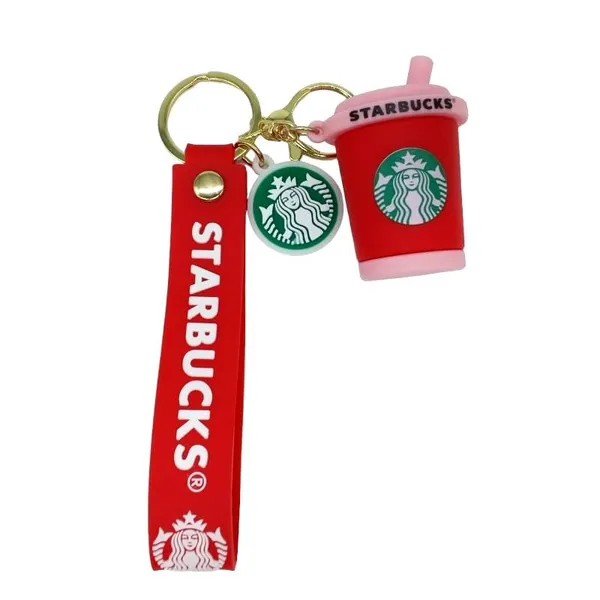 Cute_3D_Star_Red_Cup_Lanyard_Rubber_Keychain_Lanyard_Charm_Keyring