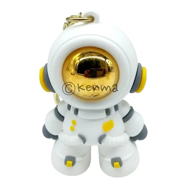 Cute_3D_White_&_Grey_Astronaut_Lanyard_Rubber_Keychain_Lanyard_Charm_Keyring