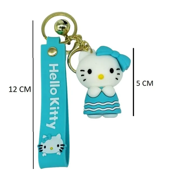 Cute_Hello_Kitty_Light_Blue_With_Beautiful_Blue_Bow_Lanyard_Rubber_Keychain_Lanyard_Charm_Keyring
