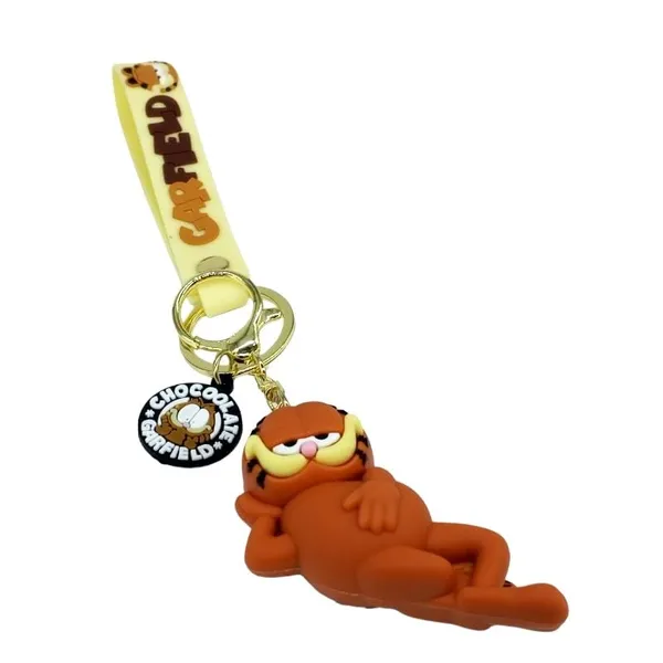 Cute_Mubco_Garfield_Sleeping_3D_Keychain_Lanyard_Charm_Keyring