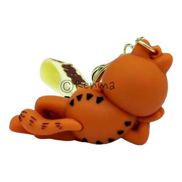 Cute_Mubco_Garfield_Sleeping_3D_Keychain_Lanyard_Charm_Keyring