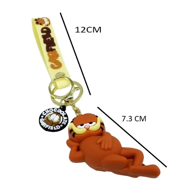 Cute_Mubco_Garfield_Sleeping_3D_Keychain_Lanyard_Charm_Keyring
