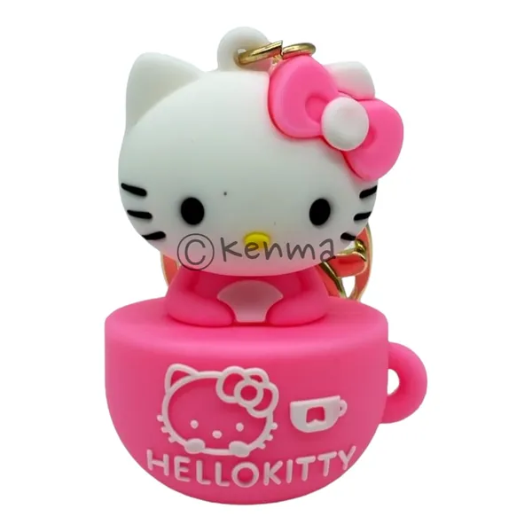 Cute_Pink_Hello_Kitty_Inside_Of_Cup_Lanyard_Rubber_Keychain_Lanyard_Charm