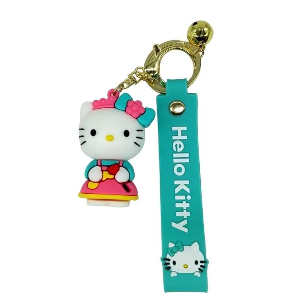 Cute_Sky_Blue_With_Pink_Crown_3D_Hello_Kitty_Lanyard_Rubber_Keychain_Lanyard_Charm
