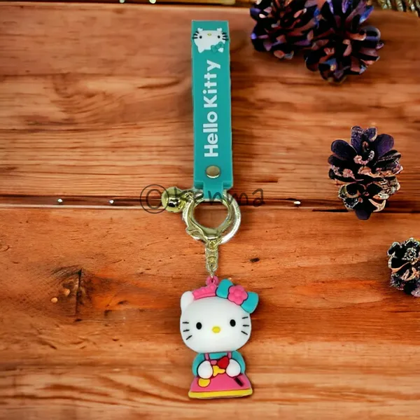 Cute_Sky_Blue_With_Pink_Crown_3D_Hello_Kitty_Lanyard_Rubber_Keychain_Lanyard_Charm