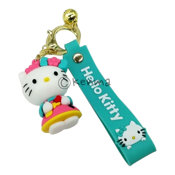 Cute_Sky_Blue_With_Pink_Crown_3D_Hello_Kitty_Lanyard_Rubber_Keychain_Lanyard_Charm