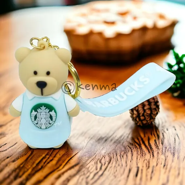 Cute_Star_3D_Blue_Bear_Lanyard_Rubber_Keychain_Lanyard_Charm_Keyring