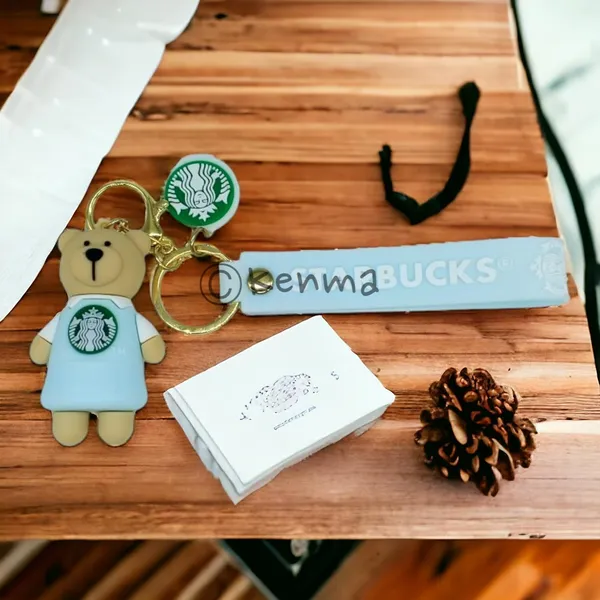 Cute_Star_3D_Blue_Bear_Lanyard_Rubber_Keychain_Lanyard_Charm_Keyring