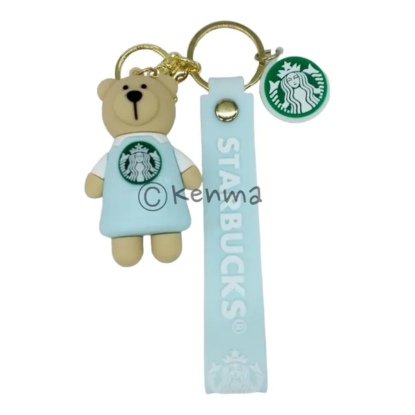 Cute_Star_3D_Blue_Bear_Lanyard_Rubber_Keychain_Lanyard_Charm_Keyring