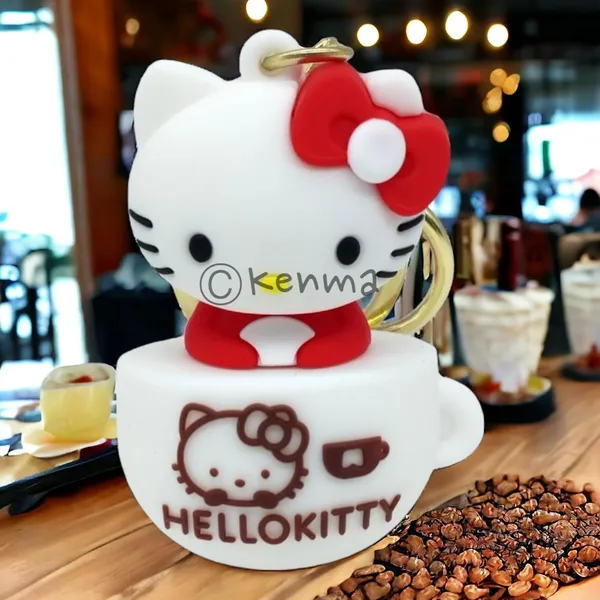Cute_White_Hello_Kitty_Inside_Of_Cup_Lanyard_Rubber_Keychain_Lanyard_Charm_Keyring