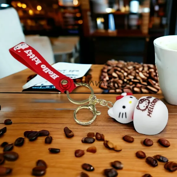 Cute_White_Hello_Kitty_Inside_Of_Cup_Lanyard_Rubber_Keychain_Lanyard_Charm_Keyring
