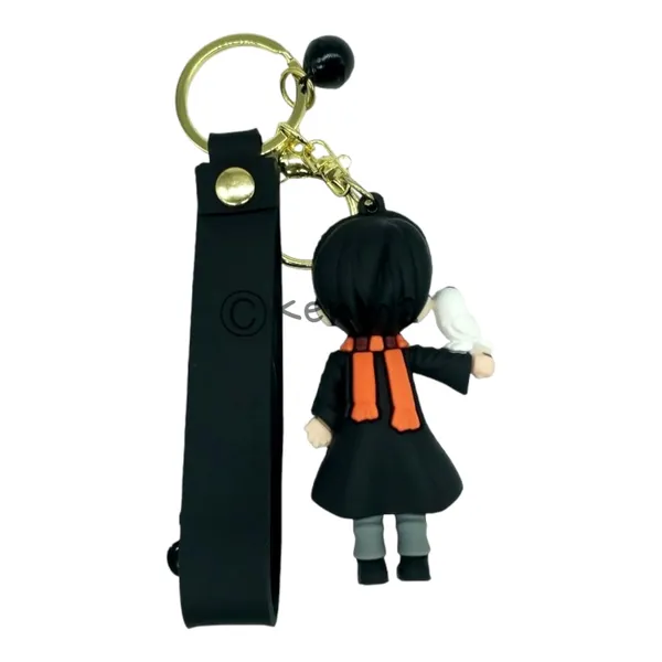 Hari_White_Peagon_On_Hand_Standing_3D_Lanyard_Rubber_Keychain_Lanyard_Charm_Keyring