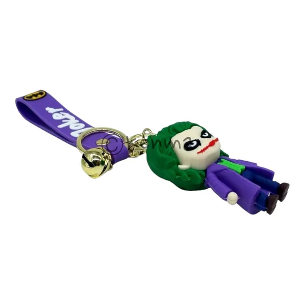 Joker_Standing_3D_Lanyard_Rubber_Keychain_Lanyard_Charm_Keyring
