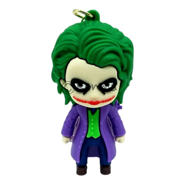 Joker_Standing_3D_Lanyard_Rubber_Keychain_Lanyard_Charm_Keyring