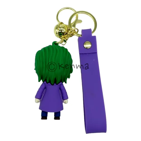 Joker_Standing_3D_Lanyard_Rubber_Keychain_Lanyard_Charm_Keyring