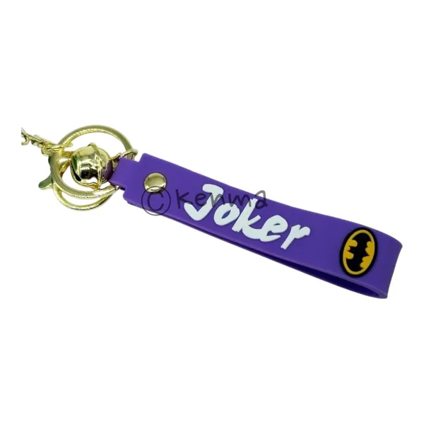 Joker_Standing_3D_Lanyard_Rubber_Keychain_Lanyard_Charm_Keyring