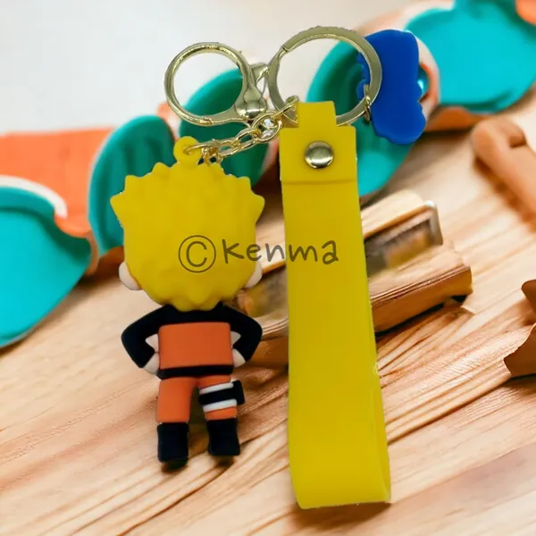 Hand_Folding_3D_Standing_Lanyard_Rubber_Keychain_Lanyard_Charm_Keyring