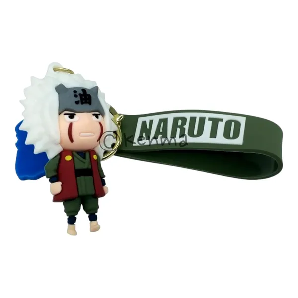 Jiraya_3D_Lanyard_Rubber_Keychain_Lanyard_Charm_Keyring