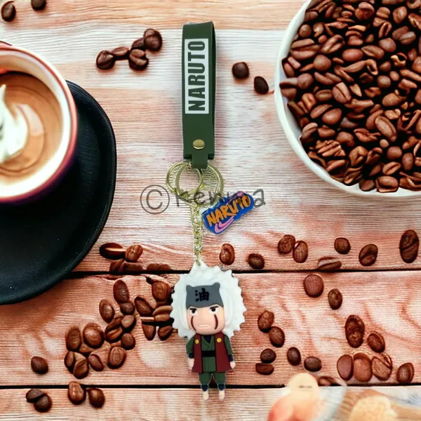Jiraya_3D_Lanyard_Rubber_Keychain_Lanyard_Charm_Keyring